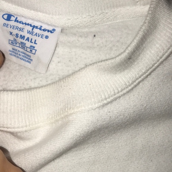 White Champion Sweatshirt - Picture 3 of 3
